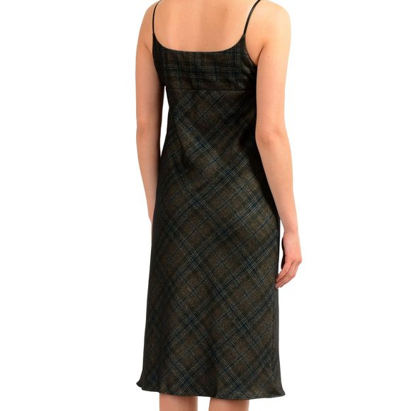 Maison Margiela 1 Wool Spaghetti Strap Dress - Picture 3 of 4